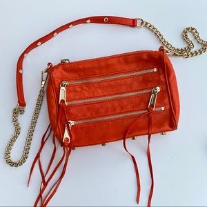Rebecca Minkoff Mini 5 Zip Orange